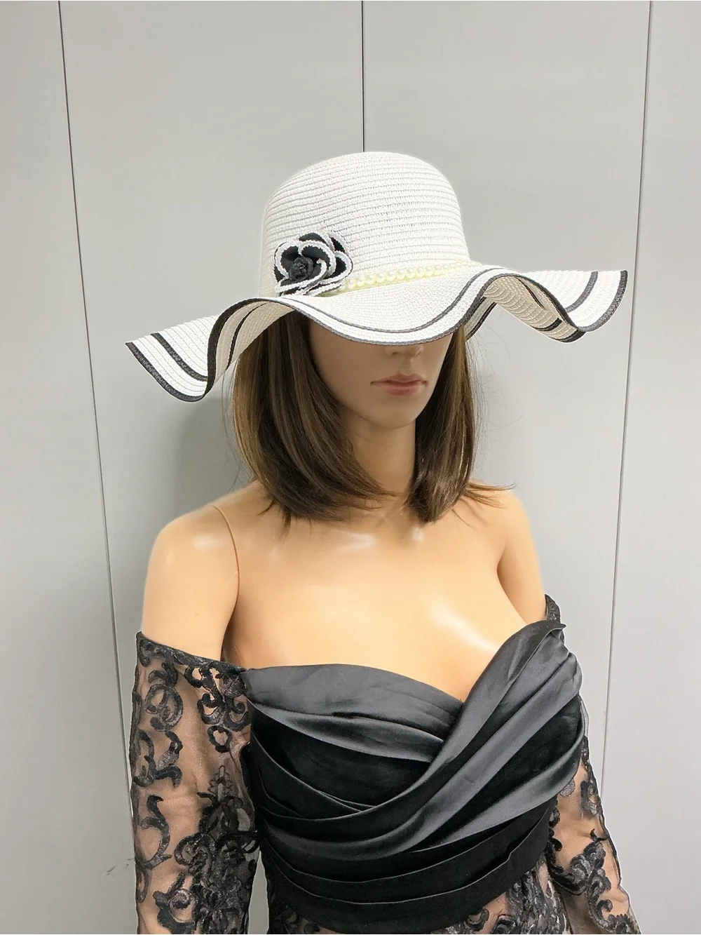 ☀️CUSTOM CAMELLIA PEARL SUMMER HAT